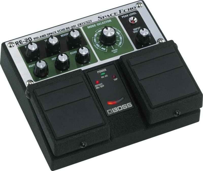 BOSS RE-20    Roland Space Echo     Twin Guitar Effects Pedal