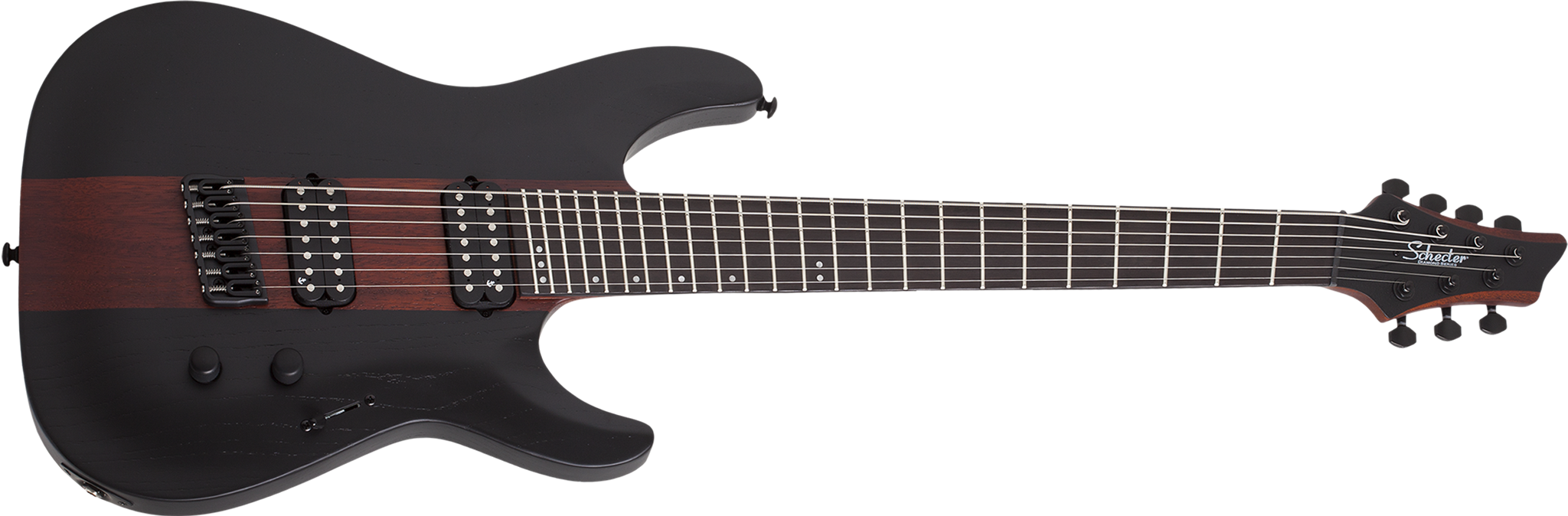 Schecter Rob Scallon 7 String Schecter DIAMOND SERIES C-7 Rob Scallon Satin Dark Roast 7-String ...